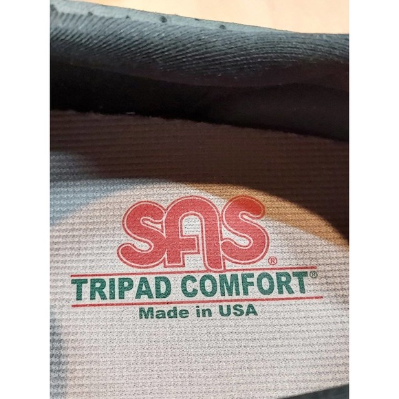 SAS Walk Easy Womens Walking Shoe Charcoal Suede Size 10M - Picture 9 of 11